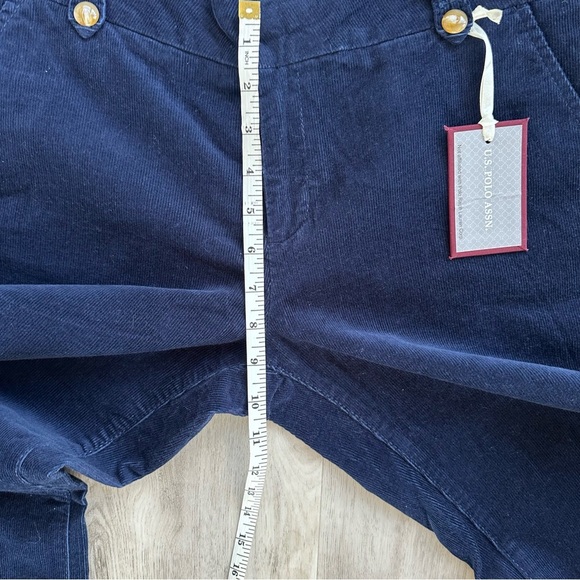 U.S. Polo Assn. Blue Corduroy Trousers - Picture 4 of 7